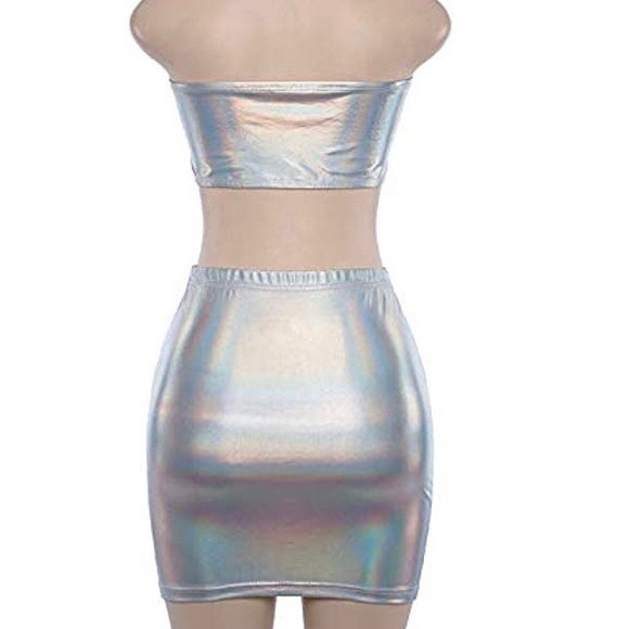 Metallic two piece set - Picture 4 of 5